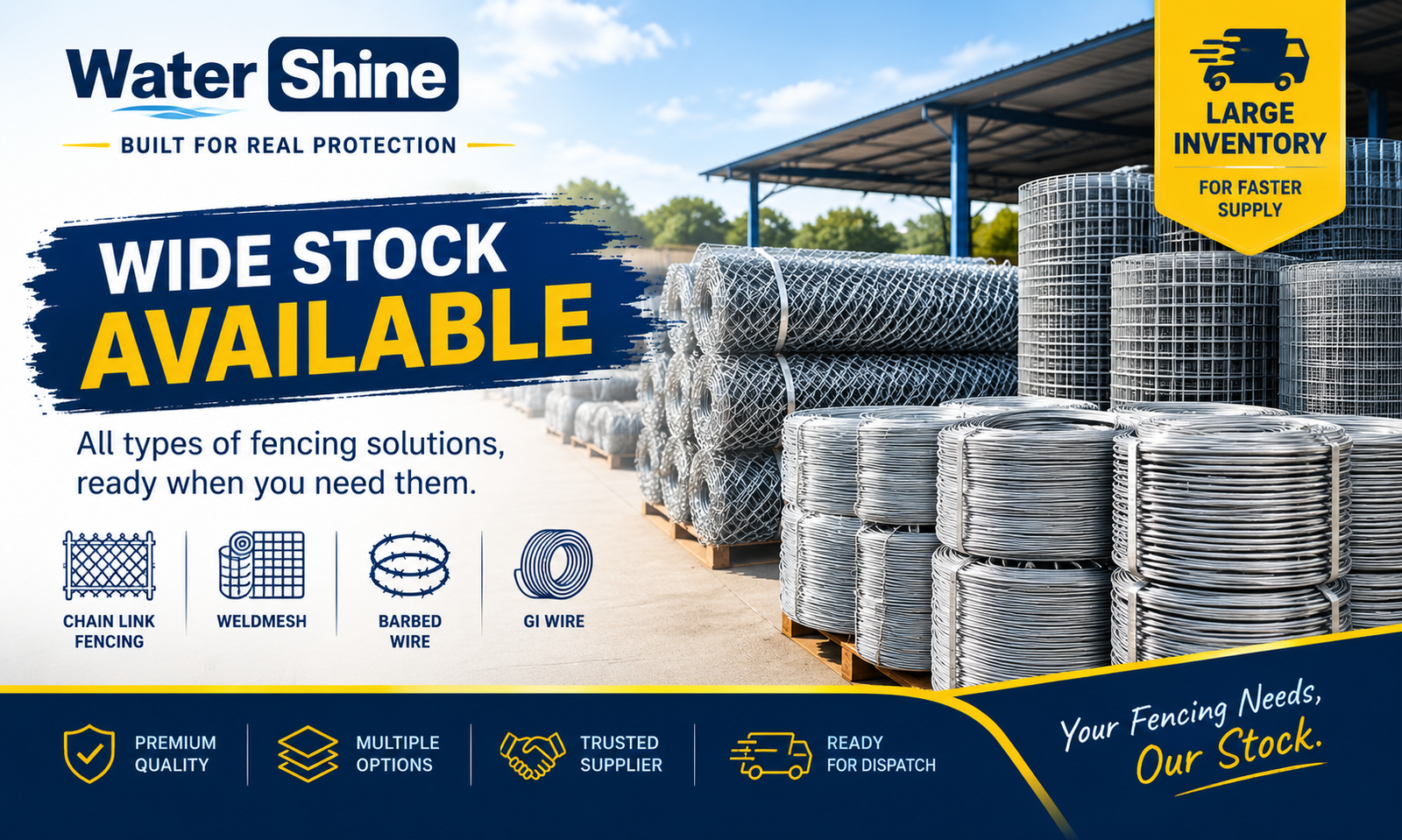 WaterShine weldmesh